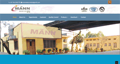 Desktop Screenshot of mannindia.com